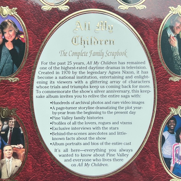 Vintage 1994 All My Children The Complete Family Scrapbook by Gary Warner - Picture 4 of 9